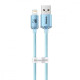 Кабель Baseus Crystal Shine Series USB-A – Lightning (1.2 м · 12W · 2.4A) (CAJY001103) (Sky Blue)