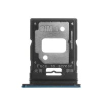 Держатель SIM-карты для Xiaomi Mi 11 Lite (5G) (версия на 2×SIM) (Blue)