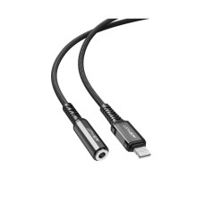 Аудіокабель Acefast C1-05 Lightning – 3.5 мм (0.18 м) (Black)