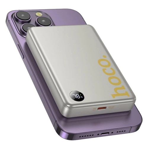 Повербанк Hoco Q34 Magnetic 20W (10000 mAh) (Titanium)