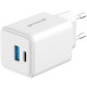 Сетевое зарядное устройство Proove Pocket Gan USB-A+USB-C (30W · 3A) (White)