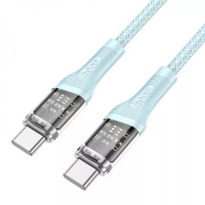Кабель Hoco U111 Type-C – Type-C (1.2 м · 60W · 3A) (Blue)