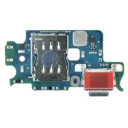 Нижняя плата для Samsung S911U Galaxy S23 (USA version) с разъемом зарядки и микрофоном (Original)