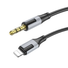 Аудиокабель AUX Borofone BL19 Lightning – 3.5 мм (1 м) (Black)