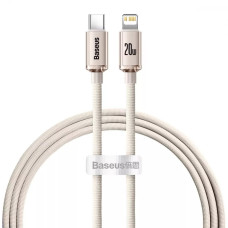 Кабель Baseus Crystal Shine Series Type-C – Lightning (1.2 м · 20W · 2.4A) (CAJY001304) (Pink)