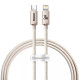 Кабель Baseus Crystal Shine Series Type-C – Lightning (1.2 м · 20W · 2.4A) (CAJY001304) (Pink)