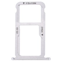 Держатель SIM-карты и карты памяти для Huawei GR5 (2017) (версия на 2×SIM) (Gray)