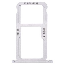 Держатель SIM-карты и карты памяти для Huawei GR5 (2017) (версия на 2×SIM) (Gray)