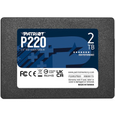 SSD-накопичувач Patriot P220 2TB 2.5 SATA III (Black)