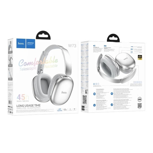 Наушники Bluetooth Hoco W73 (Silver)