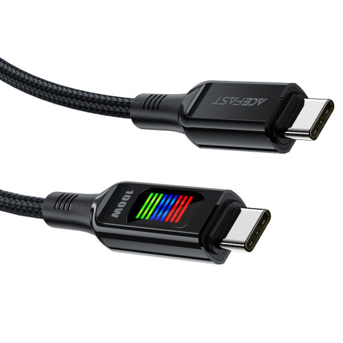 Кабель Acefast C7-03 Type-C – Type-C (1.2 м · 100W · 5A) (Black)