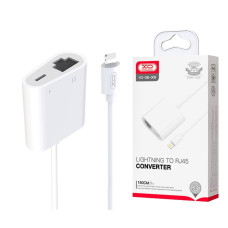 Перехідник XO GB009 Lightning – RJ45 (White)
