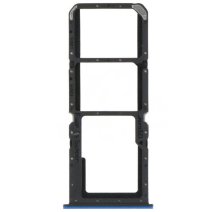 Держатель SIM-карты и карты памяти для Oppo A76 (версия на 2×SIM) (Blue)