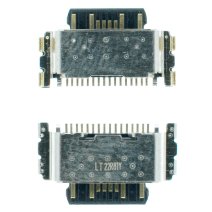 Роз'єм зарядки для Poco X4 GT 16 pin (4 кріплень) (контакти посередині) (Type-C) (Original PRC)