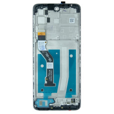 Дисплей для Motorola XT2133 Moto G60s з тачскріном в рамці (Black)