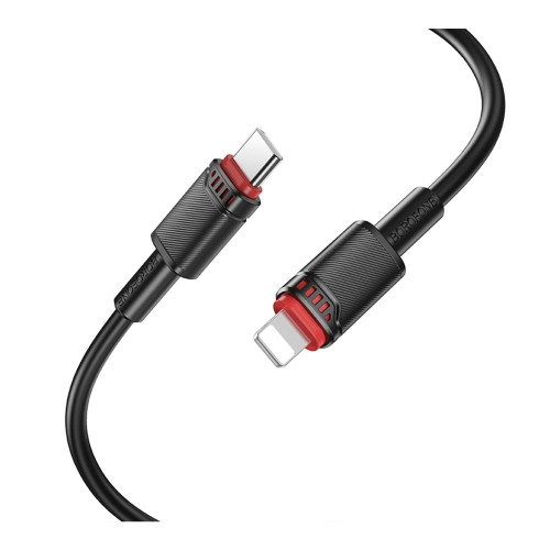 Кабель Borofone BX110 Type-C – Lightning (1 м · 27W · 3A) (Black)