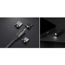 Кабель Remax RC-095i Magnetic USB-A – Lightning (1 м) (Gray)