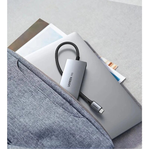 USB-хаб UGREEN CM480 Type-C (3xUSB 3.2 · 2xType-C) (Dark Gray)