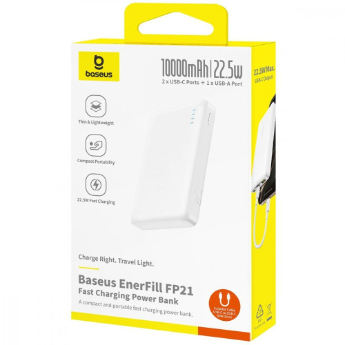 Повербанк Baseus EnerFill 22.5W (10000 mAh) (Black)