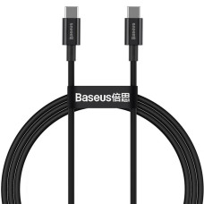 Кабель Baseus Superior Series Fast Charging Type-C – Type-C (1 м · 100W · 5A) (CATYS-B01) (Black)