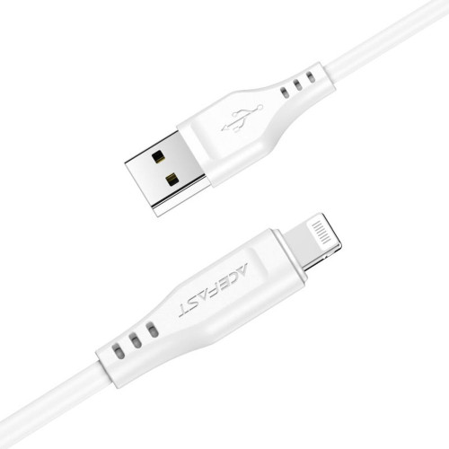 Кабель Acefast C3-02 USB-A – Lightning (1.2 м · 12W · 2.4A) (White)