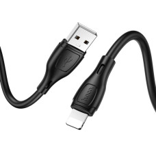 Кабель Hoco X61 USB-A – Lightning (1 м · 12W · 2.4A) (Black)