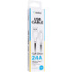 Кабель Gelius Full Silicon USB-A to Type-C 18W 1.2м (GP-UCN001C) black white