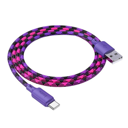 Кабель Hoco X116 Meridian USB-A – Type-C (1 м · 15W · 3A) (Purple)