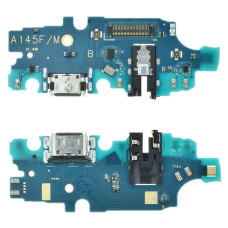 Нижняя плата для Samsung A145 Galaxy A14 (2023) (Exynos F/M) с разъемом зарядки и микрофоном (Original)