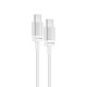 Кабель FLYCDI FLK005 Type-C – Type-C (1 м · 45W · 6A) (White)