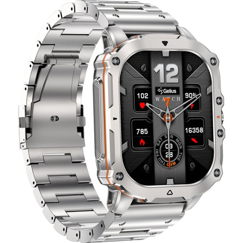 Смарт-годинник Gelius Amazwatch Tactical Heavy GP-SW016 (Silver)