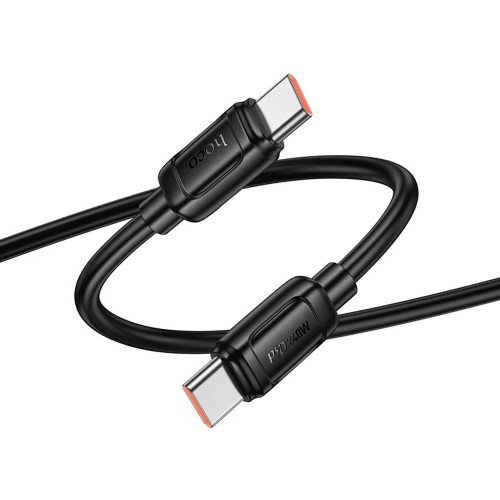 Кабель Hoco X115 Surpass Type-C – Type-C (1 м · 240W · 5A) (Black)