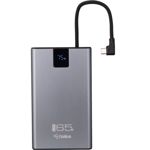 Повербанк Gelius Veyron GP-PB312 QC+PD 65W (20000 mAh) (Black)