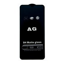 Защитное стекло Matte для Xiaomi Redmi Note 8 Pro (Full Glue) (0.3 мм, 2.5D) (Black)