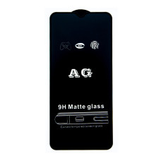 Захисне скло Matte для Xiaomi Redmi Note 8 Pro (Full Glue) (0.3 мм, 2.5D) (Black)