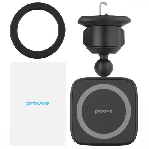 Автодержатель Proove Block Magnetic Air Outlet Car Mount Magnetic Ring (Black)