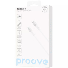 Кабель Proove Silicraft Type-C – Lightning (1 м · 27W · 3A) (White)