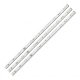 Прямая подсветка для телевизора Atvio 32″ OD32D06-ZC21FG-05 (3 планки по 574 мм, 6 LED, линза 15 мм, 3 В)
