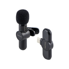 Беспроводной петличный микрофон Remax K09 Type-C (Black)