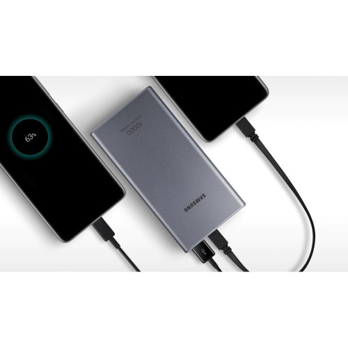 Повербанк Samsung EB-P3300 PD25W Super Fast Charger (10000 mAh) (Gray)