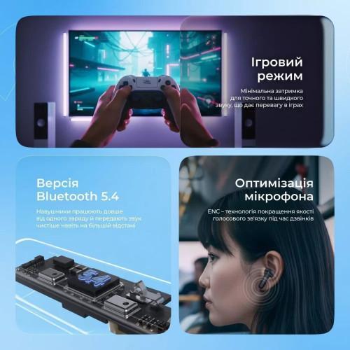 Наушники Bluetooth Proove Logic TWS (Pearl Gray)