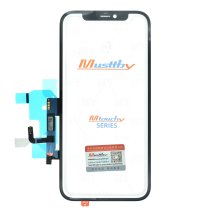 Сенсорное стекло для Apple iPhone 12 Pro с OCA (Black) (Musttby)