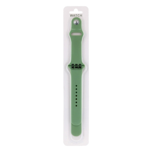 Ремешок для Apple Watch 42/44/45/49 мм Band Silicone, 2 шт (Dark Olive)