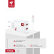 Сетевое зарядное устройство FLYCDI FA-012 2xUSB-A (12W · 2.4A) с кабелем USB-A – Micro-USB (White)