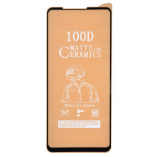 Защитная пленка Ceramic Matte для Tecno Spark 5 (Full Glue) (Black)