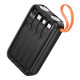 Повербанк Hoco J151 с 4 кабелями (10000 mAh) (Black)