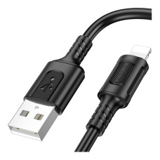 Кабель Borofone BX111 USB-A – Lightning (1 м · 12W · 2.4A) (Black)