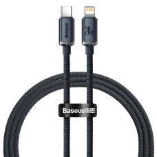 Кабель Baseus Crystal Shine Series Type-C – Lightning (1.2 м · 20W · 2.4A) (CAJY000201) (Black)