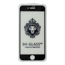 Защитное стекло Lion для Apple iPhone SE (2nd gen) (2020) (Full Glue) (0.3 мм, 2.5D) (Black)