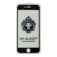 Защитное стекло Lion для Apple iPhone SE (2nd gen) (2020) (Full Glue) (0.3 мм, 2.5D) (Black)